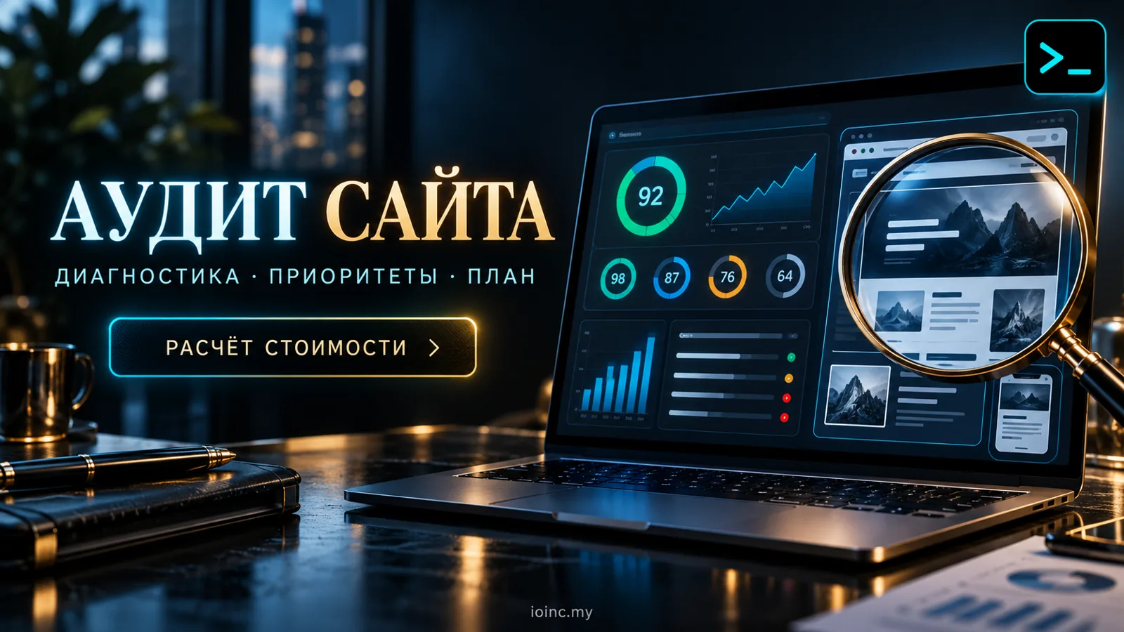 Аудит сайта в Украине 2026: что проверяют, сколько стоит и как принять отчёт
