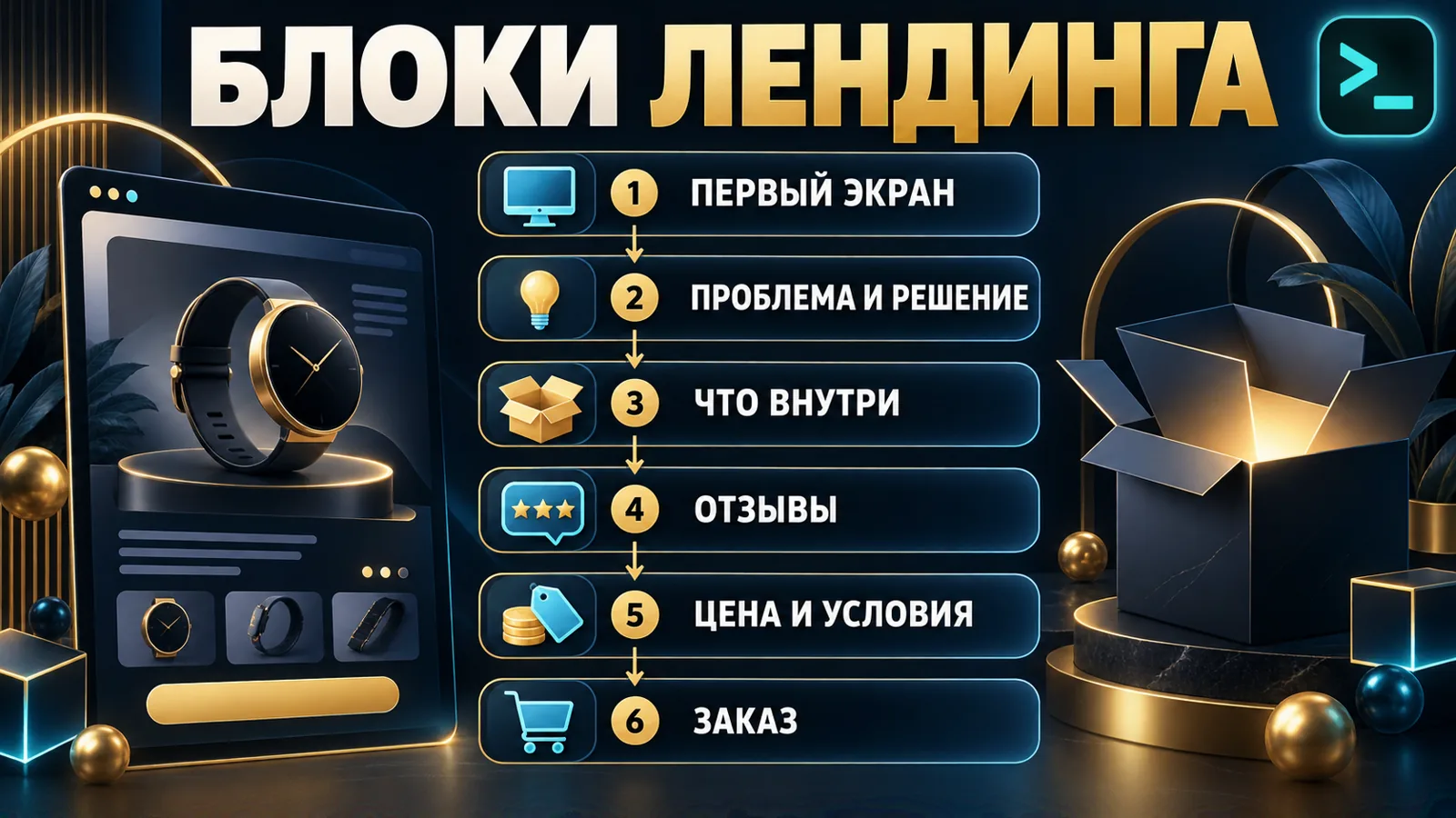 Иллюстрация к статье «Лендинг для продажи одного товара: структура и проверка перед рекламой»