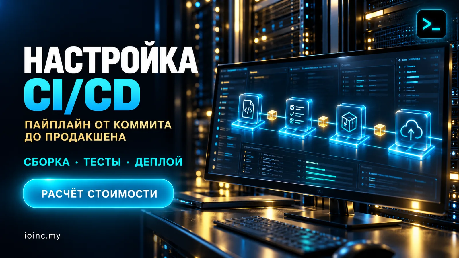 Настройка CI/CD: пайплайн от коммита до продакшена и приёмка работы в 2026